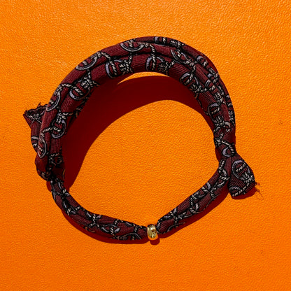 H-Bracelet - Silk & 18K plated