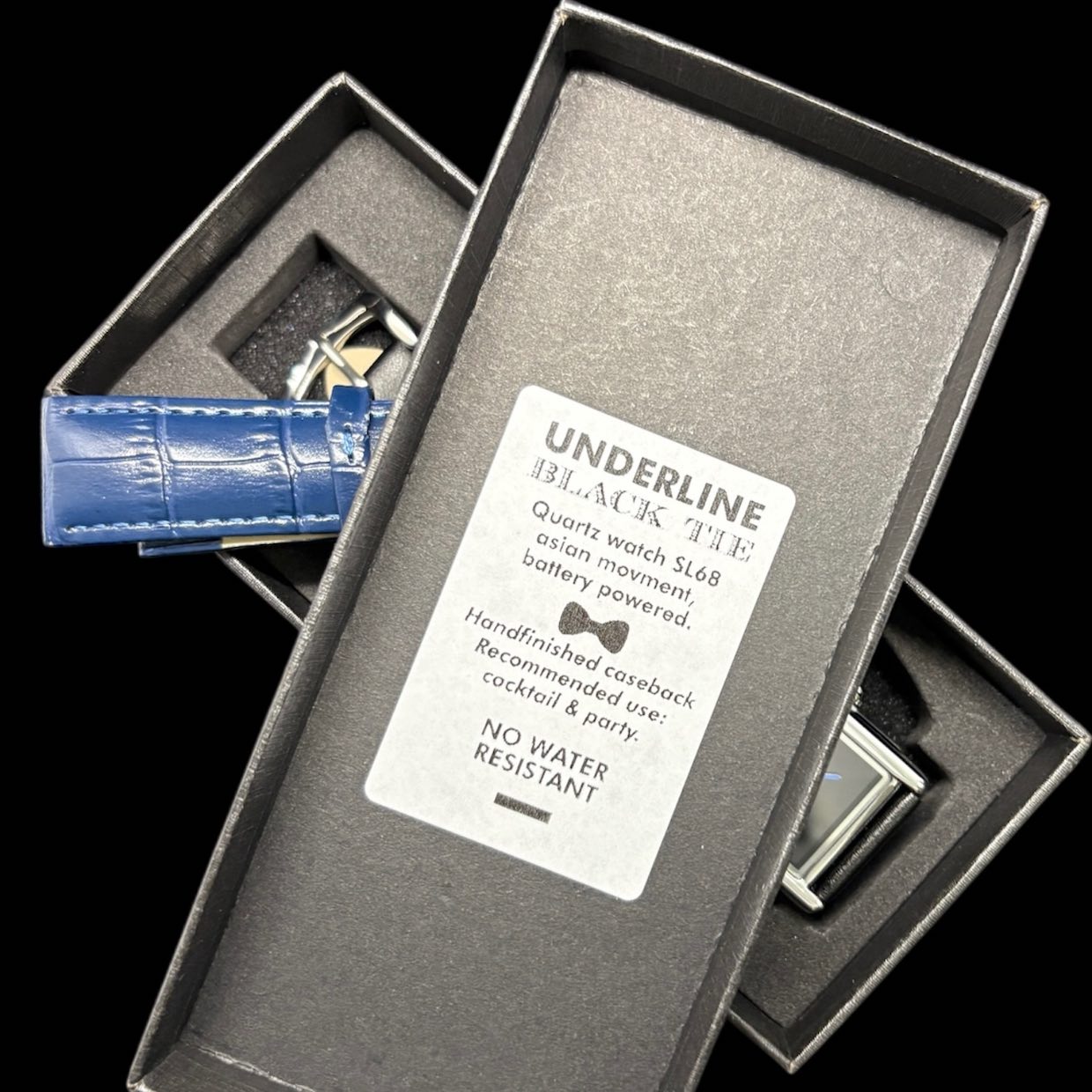 UNDERLINE BLACK TIE