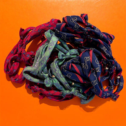 H-Bracelet - Hermes® Silk & 18K plated donut