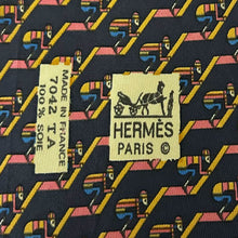 Carica l'immagine nel visualizzatore di Gallery, H- VELO' Bracelet - Hermes® Silk &amp; 18K plated donut
