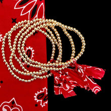 Carica l'immagine nel visualizzatore di Gallery, GOLDBALLS BANDANA 18K Bracelet
