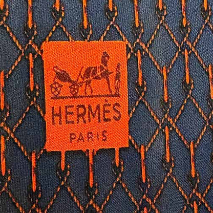 H- Bleu et Rouge Bracelet - Hermes® Silk & 18K plated donut