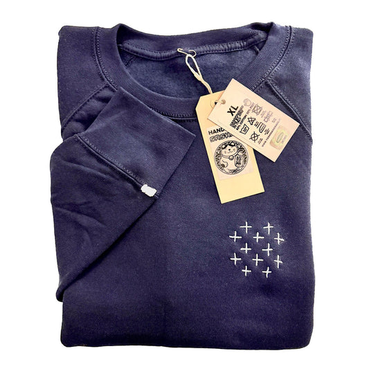 SASHIKO HANDMADE SWEATSHIRT