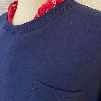 POCKET TEE BLUE